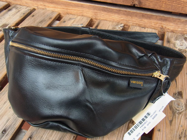 VANSON NEW FUNNY PACK BLACK バンソンファニーパック