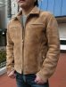 画像1: FULLNELSON ORIGINAL SUEDE LEATHER JACKET「MURDOCH」 オリジナルスウェードレザーシングルライダース「マードック」 (1)