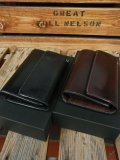 ART BROWN UK SADDLE LEATHER WALLET アートブラウンUKサドルレザー三つ折りウォレット