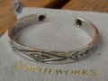 North Works Stamped 900Silver Cuff Bracelet ノースワークススタンプ900シルバーカフブレスレット