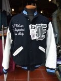 FULLNELSON別注 DeLong Award Jacket デロング スタジャン NAVY×WHITE