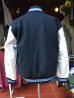 画像2: FULLNELSON別注 DeLong Award Jacket デロング スタジャン NAVY×WHITE