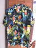 画像1: Made in USA Robert J. Clancey Aloha Shirts コットンアロハシャツ Max Payne– Black (1)