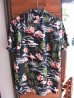 画像2: Made in USA Robert J. Clancey Aloha Shirts コットンアロハシャツPink Flamingo Black 
