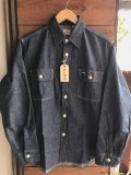 SUGARCANE DENIM WORK SHIRTシュガーケーン デニムワークシャツ SC27852-421-Nvy