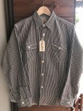 SUGARCANE HICKORY STRIPE WORK SHIRTシュガーケーン ヒッコリーストライプワークシャツ SC27853-119BLACK