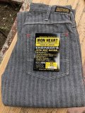 IRON HEART 10.5oz 803 ヘリンボーンダブルニーロガージーンズ 