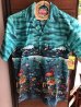 画像1: Made in USA Robert J. Clancey Aloha Shirts コットンアロハシャツ Ocean (1)