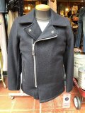 SCHOTT PEA COAT ZIP FRONT