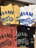 画像1: CUSHMAN  PRINT TEE MIAMI TWO WHEELERS (1)