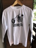 FULLNELSON×PEANUTS Long sleeve Tee フルネルソン×ピーナッツ スヌーピー長袖Ｔシャツ MOTOR CYCLE