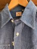 画像2: SUGAR CANE VAT DYE CHAMBRAY WORK SHIRT