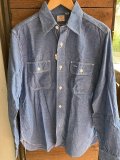 SUGAR CANE VAT DYE CHAMBRAY WORK SHIRT