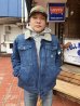 画像1: Carhartt RELAXED FIT DENIM SHERPA-LINED JACKET (1)