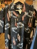 Made in USA Robert J. Clancey Aloha Shirts レーヨンアロハシャツ 70周年モデル ウクレレ&ボート