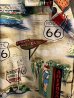 画像3: Made in USA PACIFIC LEGEND コットンアロハシャツ ROUTE66 (3)