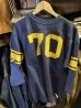画像4: WAREHOUSE 七分袖フットボールTシャツ NO.70 (4)