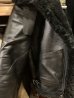 画像9: Vanson B-3 Flying Fortress Crew Jacket Black Mouton (9)