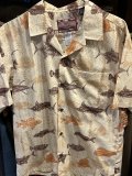 Made in HAWAII Robert J. Clancey Aloha Shirts コットンアロハシャツ Fish
