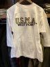 画像1: WAREHOUSE & CO. 七分袖フットボールTシャツ U.S.M.A. (1)