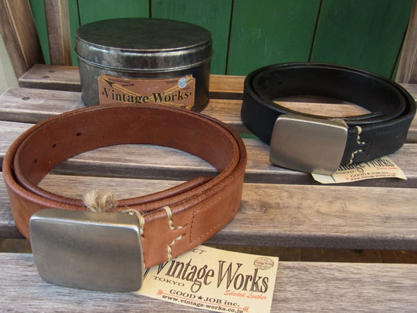 ビンテージワークス レザーベルトVINTAGE WORKS LEATHER BELT DH5524