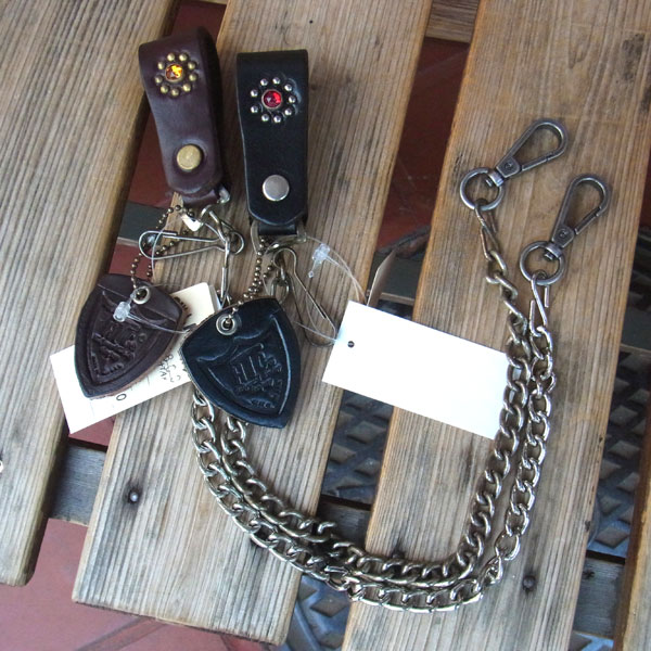 HTC FLOWER LEATHER BIKER'S WALLET CHAIN フラワーレザーバイカー ...