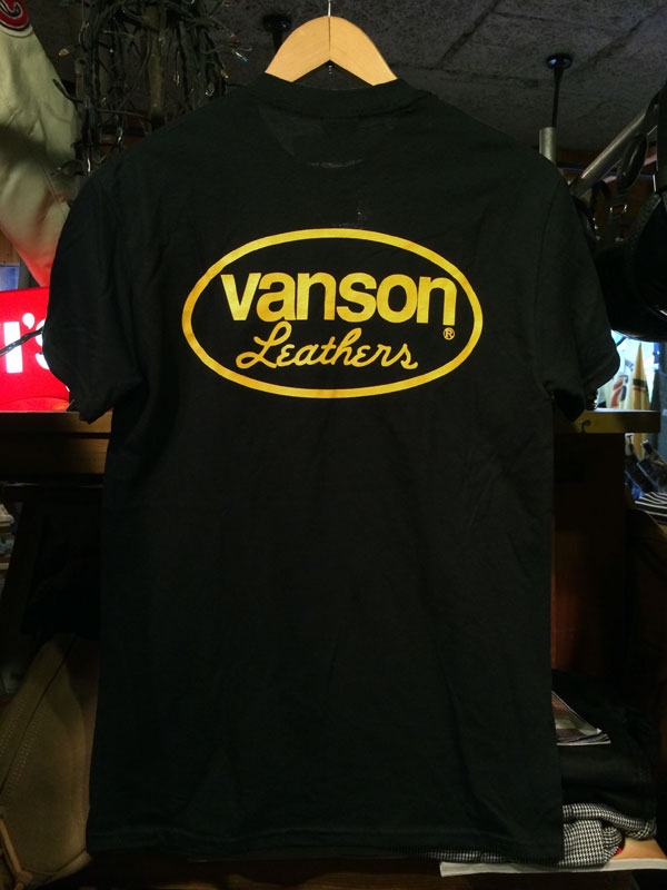 VANSON S/S Tee Basic Oval Logo バンソン 半袖Tシャツ ベーシックオーバルロゴ USライン