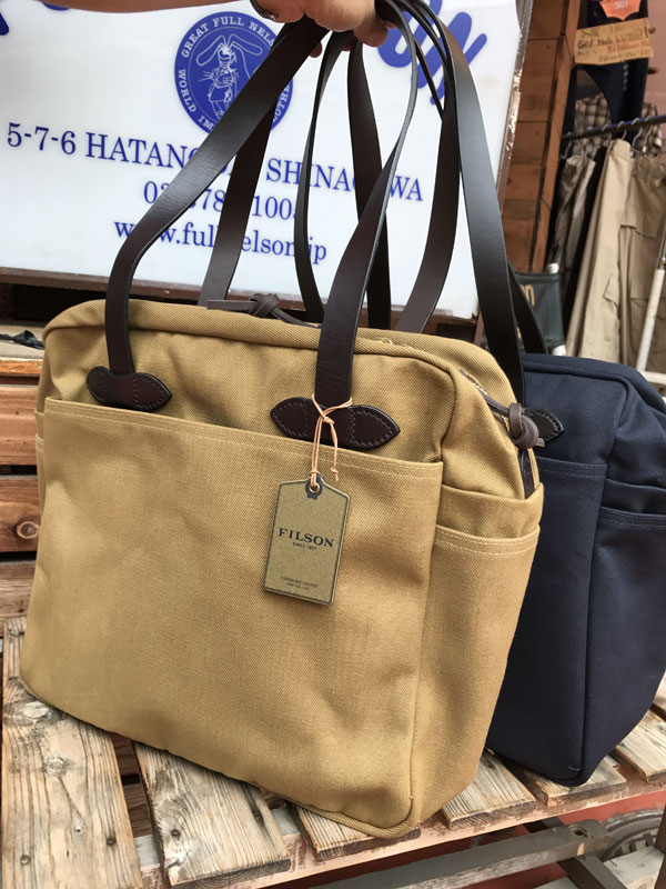 FILSON Tote Bag With Zipper フィルソン ジッパー付きトートバッグ