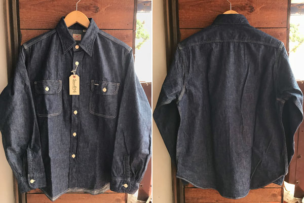 SUGARCANE DENIM WORK SHIRTシュガーケーン デニムワークシャツ