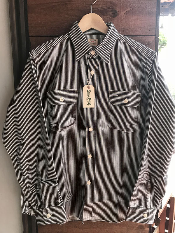 SUGARCANE HICKORY STRIPE WORK SHIRTシュガーケーン ヒッコリー