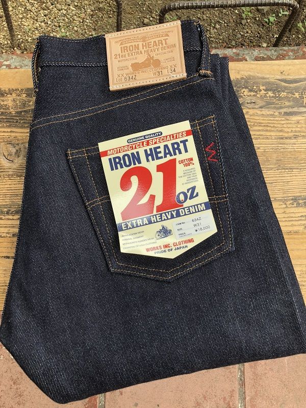 IRON HEART 21オンス （ジーンズ）