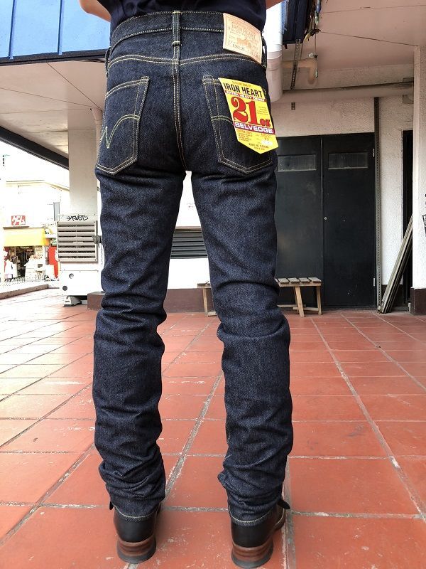 IRONHEART アイアンハート 21oz 666S セルビッチ スリムストレート