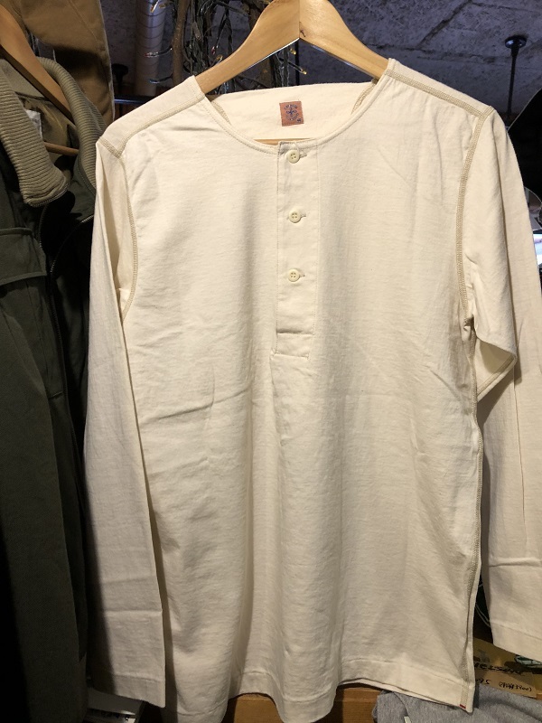 Twomoon ヘンリーネック長袖t トゥームーン