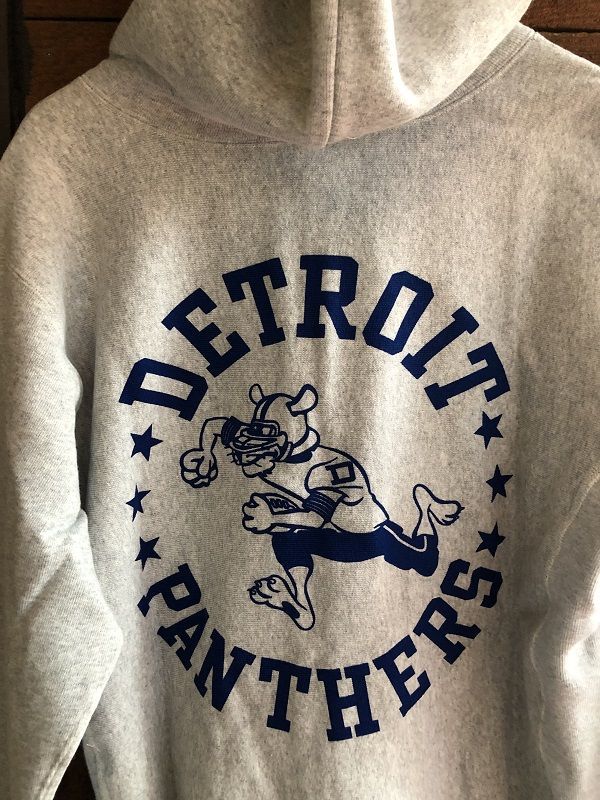 BUDDY 別注 Champion リバースウィーブ ジップパーカー DETROIT PANTHERS