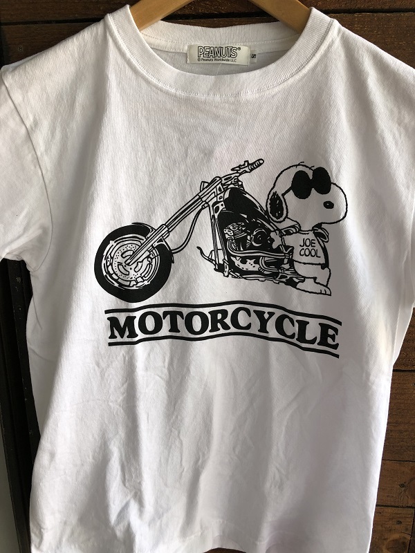 Fullnelson Peanuts Tee フルネルソン ピーナッツ スヌーピーtシャツ Motor Cycle