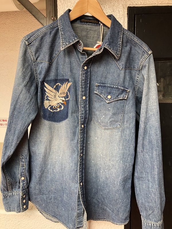 Fullcount 刺繍デニムシャツ