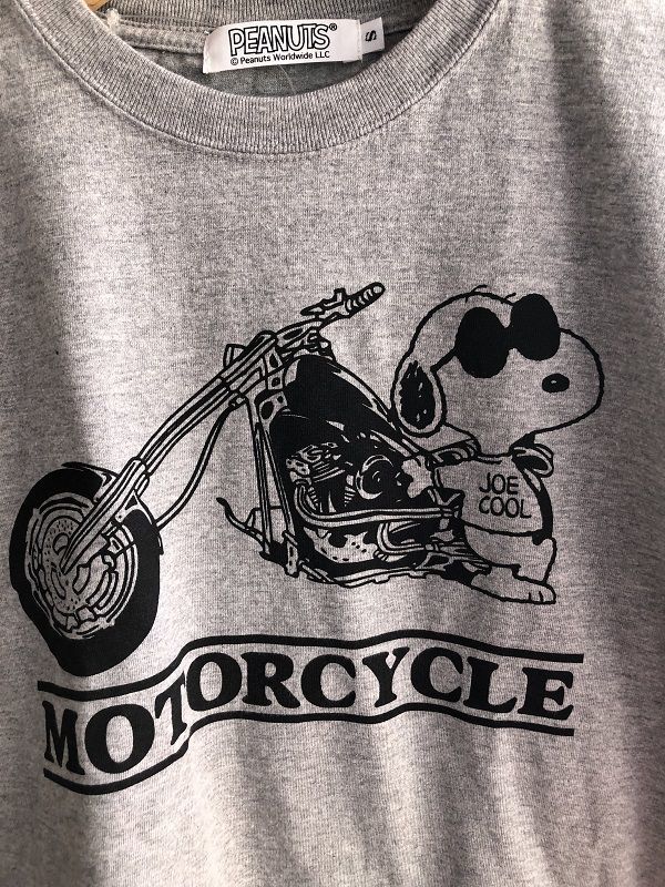 Fullnelson Peanuts Tee フルネルソン ピーナッツ スヌーピーtシャツ Motor Cycle