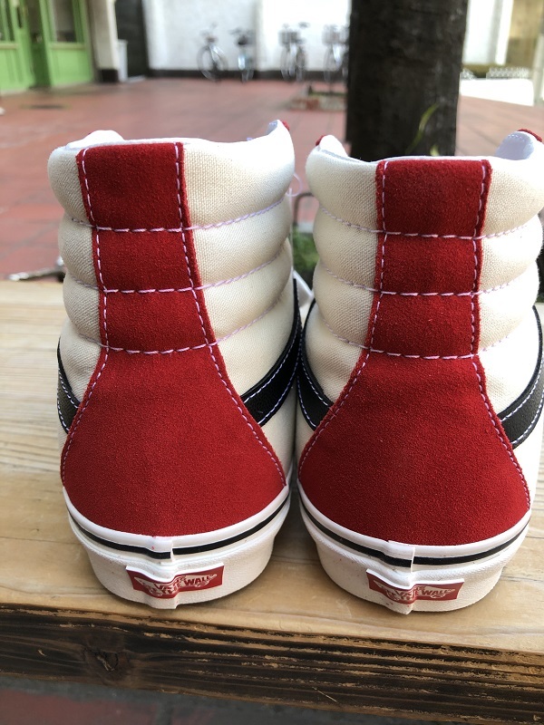 VANS バンズ アナハイムコレクション Sk8-Hi 38 Dx WHITE×RED