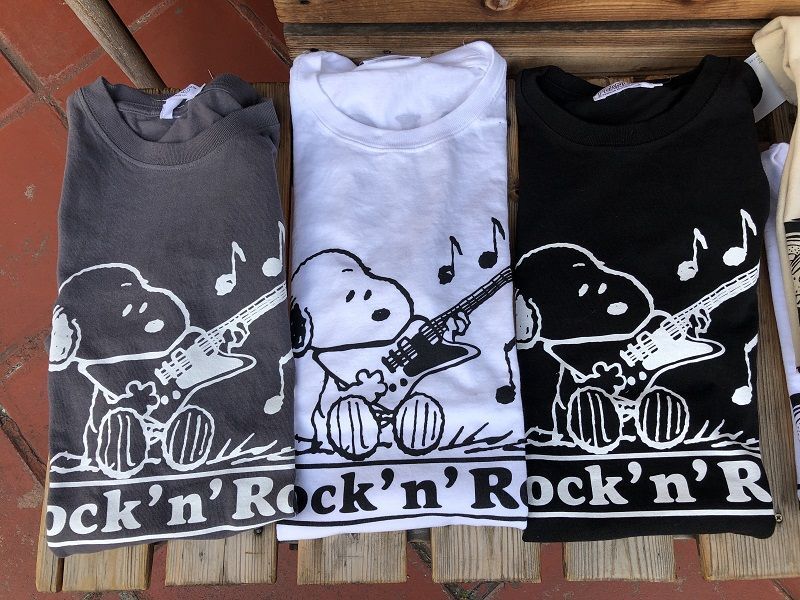 FULLNELSON×PEANUTS Tee フルネルソン×ピーナッツ スヌーピーＴシャツ We Love To Rock