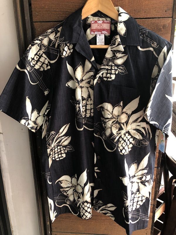 画像1: Made in USA Robert J. Clancey Aloha Shirts コットンアロハシャツ ウクレレフワワー