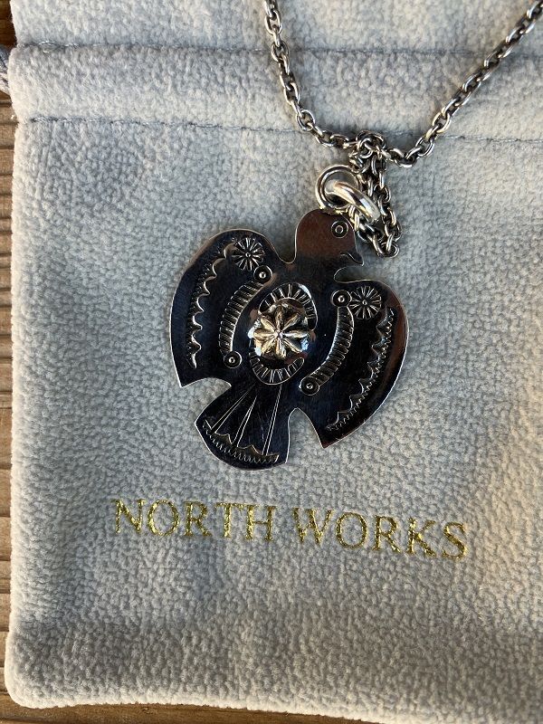 画像1: North Works 25￠THUNDERBIRD PENDANT TQ/50cm Chain ノースワークス 25セント サンダーバード ペンダント アポロ